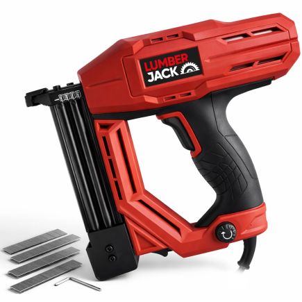 Lumberjack 2 in 1 Nail & Staple Gun Electric Heavy Duty Stapler and Nailer Tacker