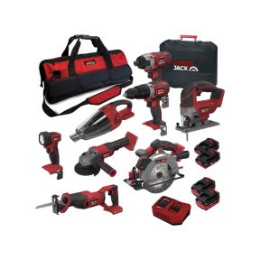 Lumberjack Cordless 20V XPSERIES 8 Piece Drill Saw Combi Kit