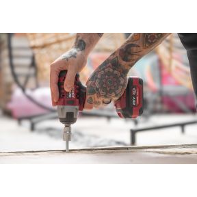 Lumberjack 20V Impact Wrench 1x 4Ah Battery, Fast Charger & Carry Bag