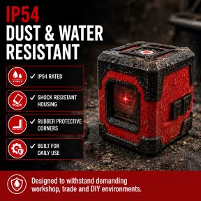 Lumberjack Laser Cross Level 360 Degree Self Levelling with Mode IP54 Shockproof