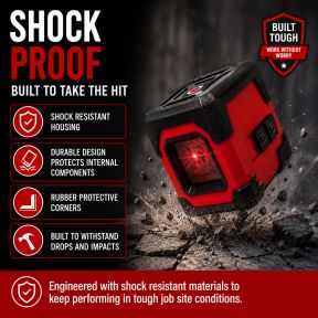 Lumberjack Laser Cross Level 360 Degree Self Levelling with Mode IP54 Shockproof
