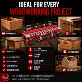 Lumberjack 300mm Dovetail Jig with 1/2