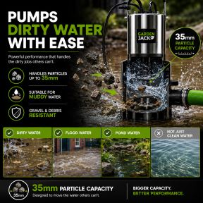 Gardenjack Submersible Dirty Water Pump Electric 230V