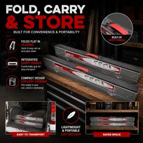 Lumberjack Heavy Duty Steel Saw Horse (Twin Pack)