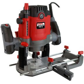 Lumberjack 1/2 Inch Plunge Router with 12 Piece Router Cutter Set 1/2 Inch