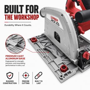 Lumberjack Plunge Saw Track Precision Circular with Guide Rail Kit