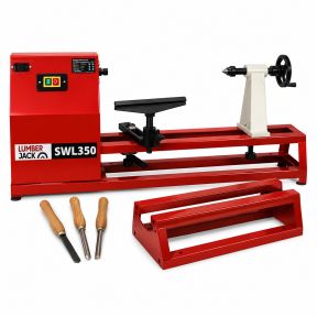 Lumberjack 350mm Starter Wood Lathe Variable Speed Woodturning Tool