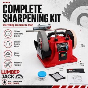Lumberjack 200mm Whetstone Sharpener System