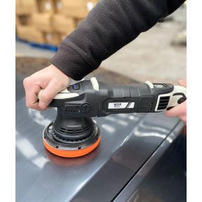 Autojack 150mm Dual Action Car Polisher with Digital Speed + Pads