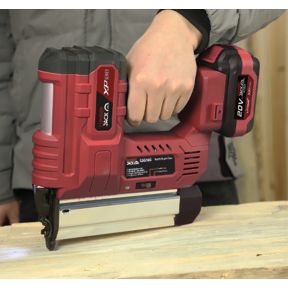 Lumberjack Cordless 20V XPSERIES Nail & Staple Gun Kit Fast Charger and 4Ah Battery with Case